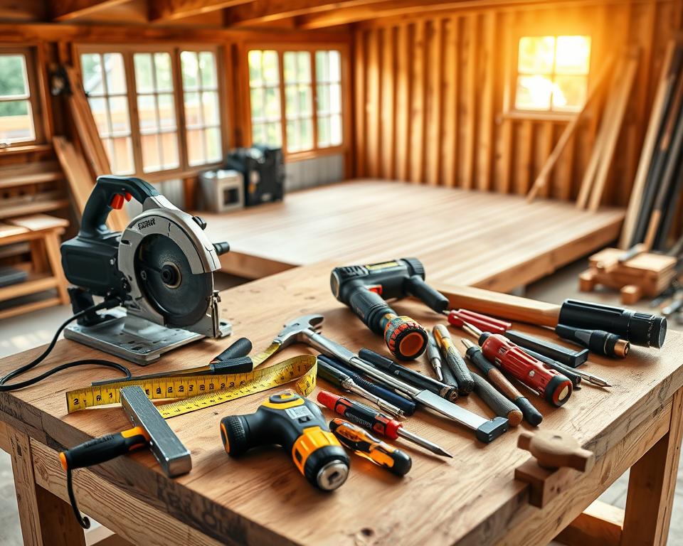 Werkzeuge Terrassenmontage Werkzeuge Terrassenmontage