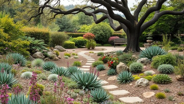 pflegeleichten großen Garten gestalten