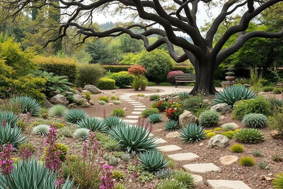 pflegeleichten großen Garten gestalten