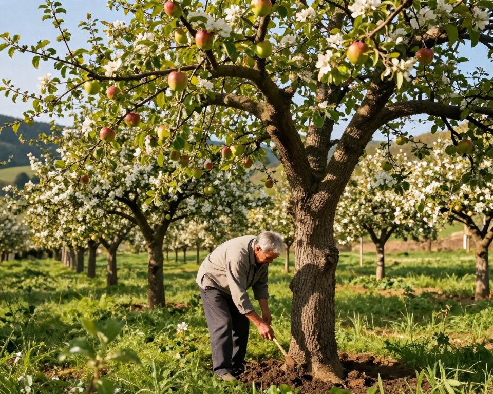 Alte Obstbäume pflegen und düngen