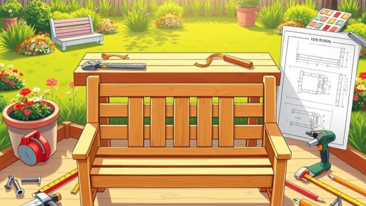 Gartenbank selber bauen: Anleitung für Anfänger