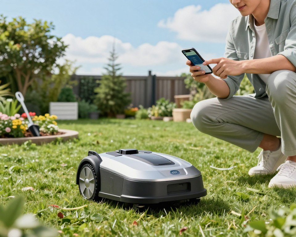 Mähroboter Konfiguration Ersteinrichtung