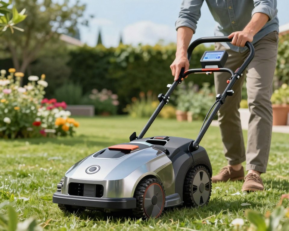 Mähroboter Testlauf Einstellungen