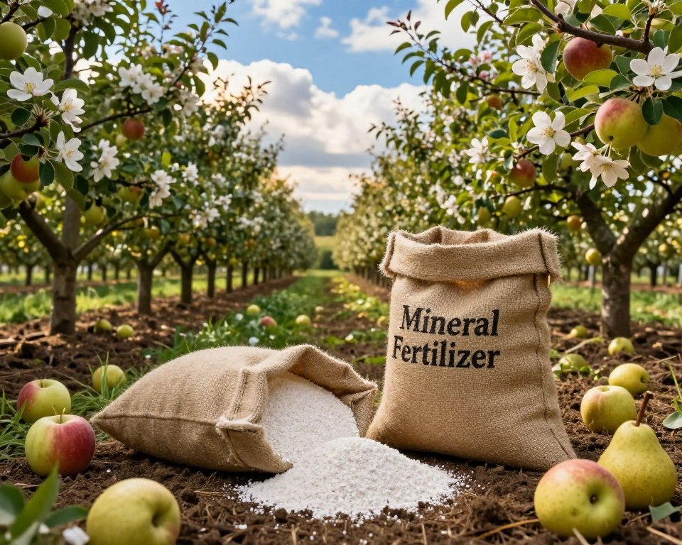 Mineralischer Dünger für Obstbäume