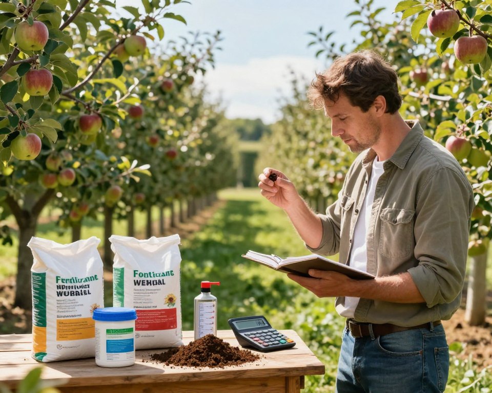 Obstbaum Düngung Mengenberechnung