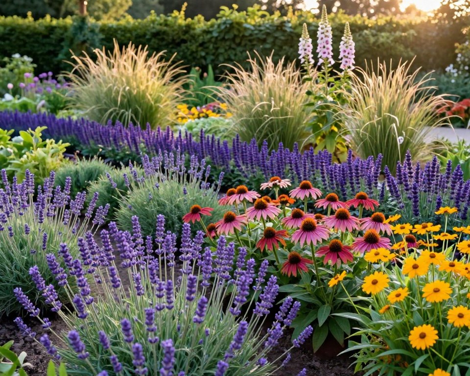 Stauden und Lavendel Kombinationen