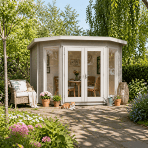 21% Rabatt ✓ 3 × 3 m | 5 Eck Gartenhütte Abbie 28 | modern | Massivholz Unkategorisiert online kaufen 21% Rabatt ✓ 3 × 3 m | 5 Eck Gartenhütte Abbie 28 | modern | Massivholz Unkategorisiert online kaufen