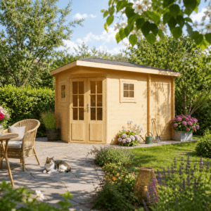 26% Rabatt ✓ 3 × 3 m | 5-Eck Gartenhütte Evelyn 1D | Massivholz Unkategorisiert online kaufen