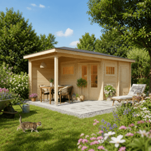 26% Rabatt ✓ 5 × 3 m | 5-Eck Gartenhütte Evelyn 2E | Anbau | Massivholz Unkategorisiert online kaufen