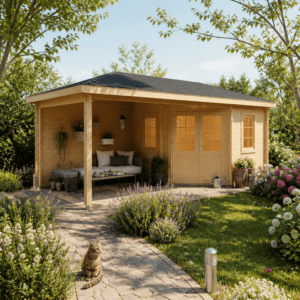 26% Rabatt ✓ 5 × 3 m | 5-Eck Gartenhütte Evelyn 3C | Anbau | Massivholz Unkategorisiert online kaufen