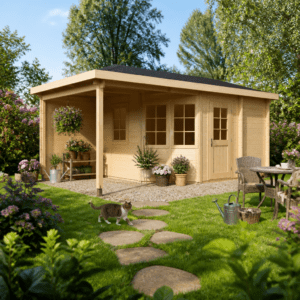 26% Rabatt ✓ 5 × 3 m | 5-Eck Gartenhütte Evelyn 3E | Anbau | Massivholz Unkategorisiert online kaufen