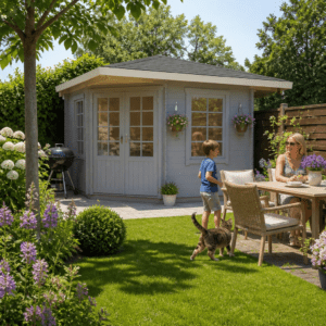 26% Rabatt ! 5-Eck Gartenhütte Modell Isa 40 C 4x3m Unkategorisiert online kaufen