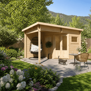 26% Rabatt ✓ 5 × 3 m | 5-Eck Gartenhütte Leva 2B | Anbau | Massivholz Unkategorisiert online kaufen