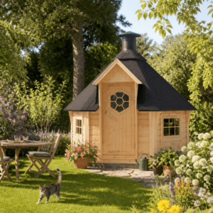 26% Rabatt ✓ 3 × 3 m | 6-Eck Grillkota Nils 6m² | Massivholz Unkategorisiert online kaufen