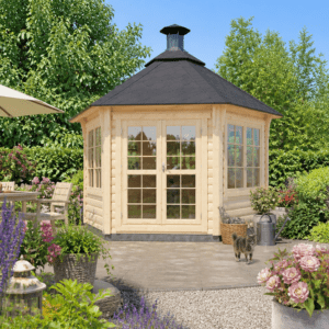 26% Rabatt ✓ 6-Eck Grillpavillon Hannes 9,0 m² | Massivholz Unkategorisiert online kaufen