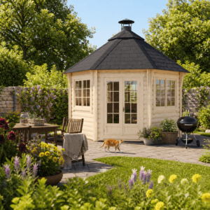 26% Rabatt ✓ 8-Eck Grillpavillon Gunnar 12m² | Massivholz Unkategorisiert online kaufen