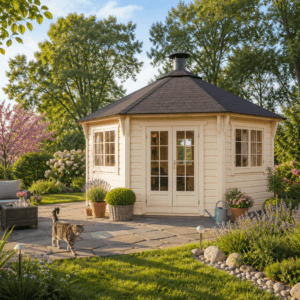 26% Rabatt ✓ 8-Eck Grillpavillon Gunnar 17m² | Massivholz Unkategorisiert online kaufen