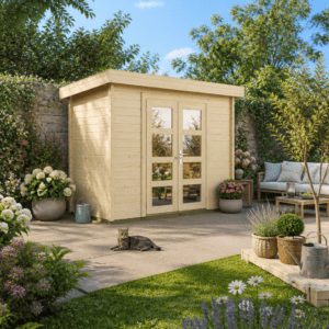 26% Rabatt ✓ 3 × 2 m | All-In Gartenhütte mit Flachdach 300 x 200 cm inklu Unkategorisiert online kaufen