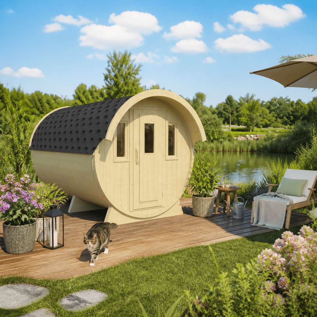 26% Rabatt ✓ 4 × 2 m | Camping Fass Bausatz/Schlaffass 330