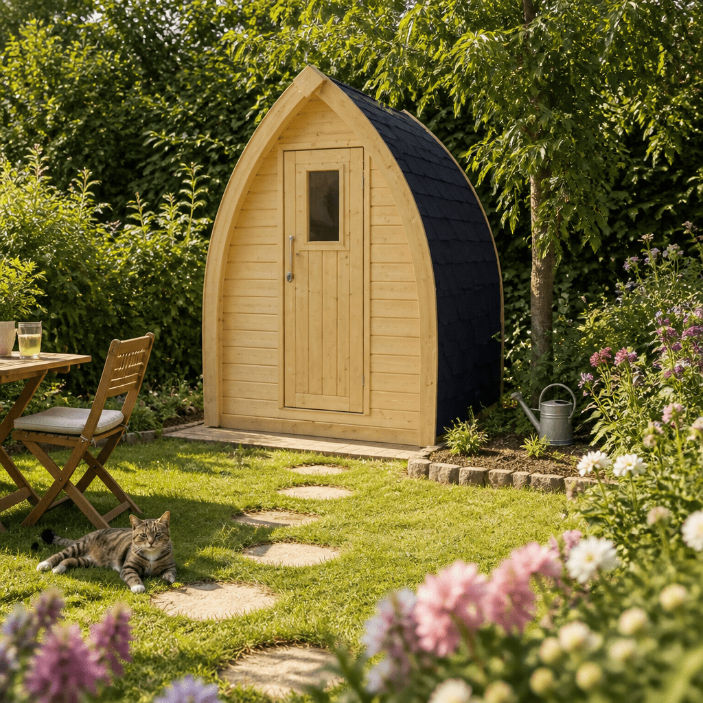 26% Rabatt ✓ 2 × 2 m | Camping Pod Toilet | Terrasse | Massivholz