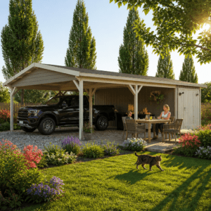 26% Rabatt ✓ Carport mit Abstellraum Glücksburg 44 Unkategorisiert online kaufen