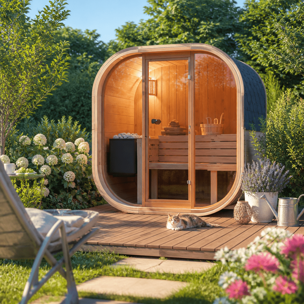 26% Rabatt ✓ Fass-Sauna Cubus-2