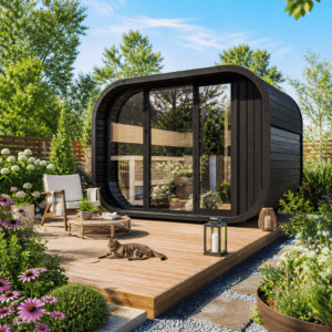 26% Rabatt ✓ Fass-Sauna Luxe-3 Zweiraum Black Unkategorisiert online kaufen