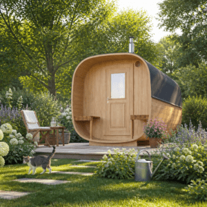 26% Rabatt ✓ Fass-Sauna Quadro 400 cm 2-Raum Unkategorisiert online kaufen