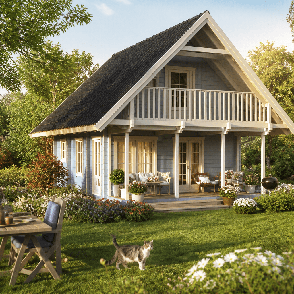 26% Rabatt ! Fjordholz Ferien- und Freizeit Holzhaus Modell Ber 6x6m