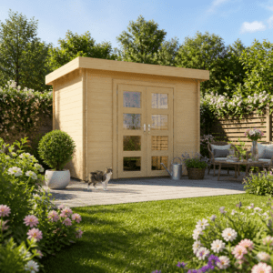 26% Rabatt ✓ 3 × 2 m | Flachdach Gartenhütte Chris 28 | Massivholz Unkategorisiert online kaufen