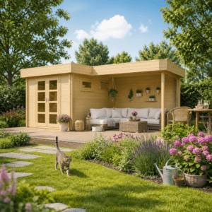 26% Rabatt ✓ 6 × 3 m | Flachdach Gartenhütte Odina 28 B | modern | Massivholz Unkategorisiert online kaufen