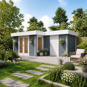 26% Rabatt ✓ 5 × 3 m | Flachdach Gartenhütte Tobi 28 B | modern | Massivholz Unkategorisiert online kaufen