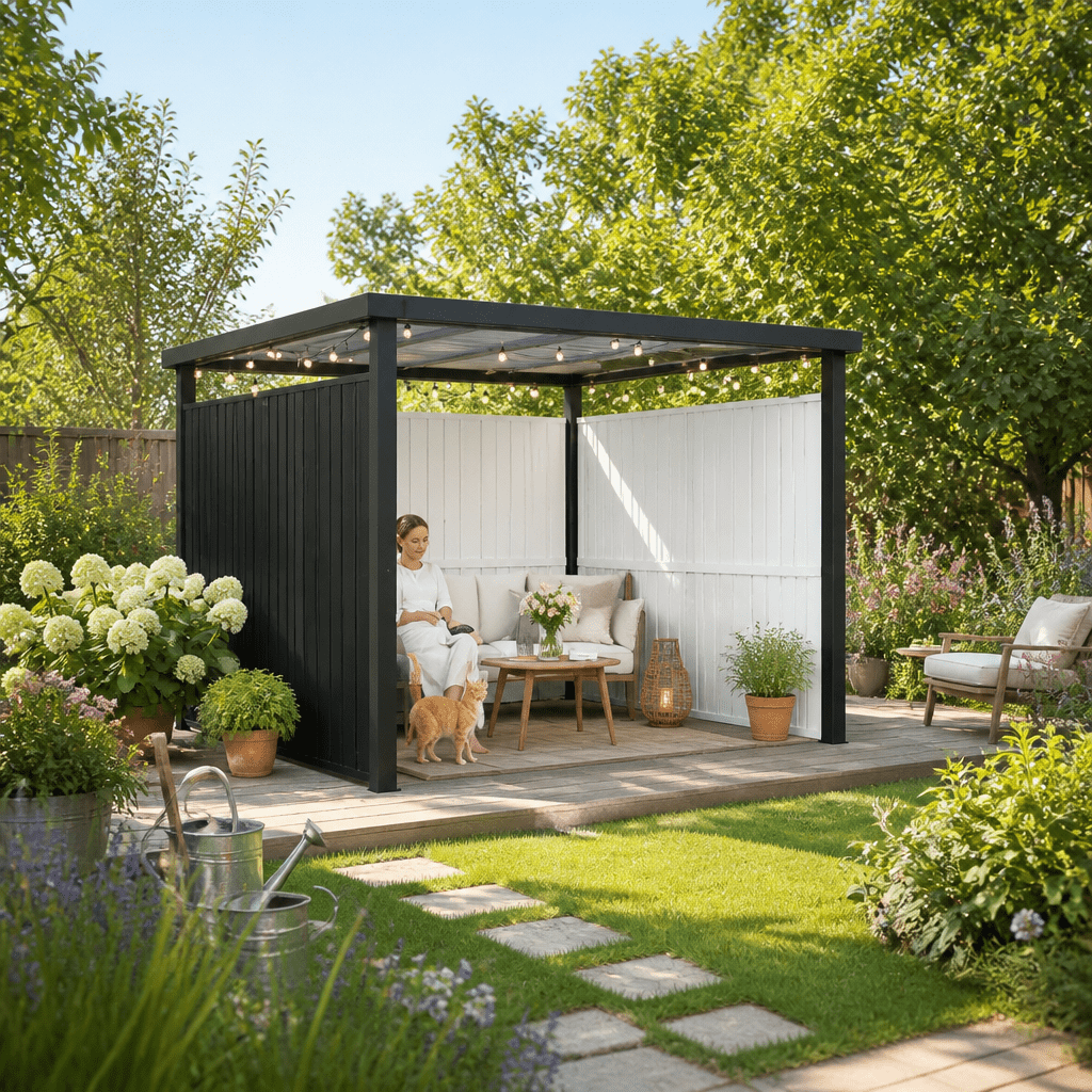 26% Rabatt ✓ Freistehendes Terrassendach Nexus Sparset-1 | Flachdach | modern
