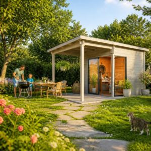 26% Rabatt ! Fjordholz Gartenhütte Alu Concept 44 F 4x3m Unkategorisiert online kaufen