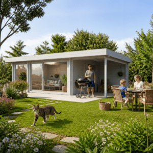 26% Rabatt ✓ Gartenhütte Alu Concept 44 O | Terrasse | Pultdach | Massivholz | 6 × 4 m Unkategorisiert online kaufen