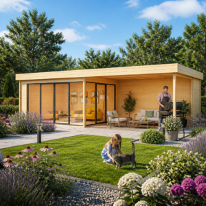 26% Rabatt ! Fjordholz Gartenhütte Alu Concept 70 A mit Anbau 6x4m Unkategorisiert online kaufen 26% Rabatt ! Fjordholz Gartenhütte Alu Concept 70 A mit Anbau 6x4m Unkategorisiert online kaufen