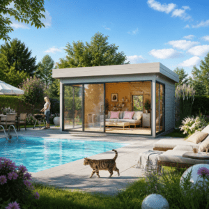 26% Rabatt ✓ 6 × 4 m | Gartenhütte Alu Concept 70 H | Flachdach | Massivholz Unkategorisiert online kaufen 26% Rabatt ✓ 6 × 4 m | Gartenhütte Alu Concept 70 H | Flachdach | Massivholz Unkategorisiert online kaufen