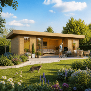26% Rabatt ! Fjordholz Gartenhütte Alu Concept 70 Q 6x4m Unkategorisiert online kaufen