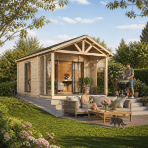 26% Rabatt ✓ Gartenhütte Alu Concept Arosa 44 A | Terrasse | Massivholz | 6 × 4 m Unkategorisiert online kaufen