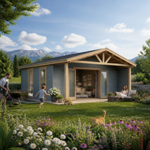 26% Rabatt ! Fjordholz Gartenhütte Alu Concept Arosa 44 C 5x4m Unkategorisiert online kaufen