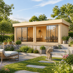 26% Rabatt ✓ 7 × 3 m | Gartenhütte Alu Concept Lasse 44 A | Flachdach | Massivholz Unkategorisiert online kaufen