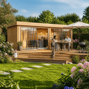 26% Rabatt ! Fjordholz Gartenhütte Alu Concept Lounge 70 B 6x4m Unkategorisiert online kaufen