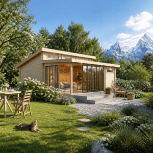 26% Rabatt ✓ Gartenhütte Alu Concept Zürich 70 | Massivholz | 6 × 4 m Unkategorisiert online kaufen