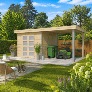 26% Rabatt ✓ 6 × 3 m | Gartenhütte Alu-Line Kasuko mit Anbau | Pultdach | Flachdach | modern Unkategorisiert online kaufen 26% Rabatt ✓ 6 × 3 m | Gartenhütte Alu-Line Kasuko mit Anbau | Pultdach | Flachdach | modern Unkategorisiert online kaufen