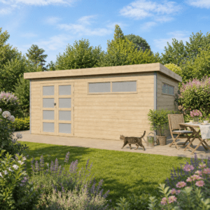 26% Rabatt ✓ 6 × 4 m | Gartenhütte Alu-Line Kasuko-XXL | Pultdach | Flachdach | modern Unkategorisiert online kaufen