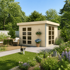 26% Rabatt ✓ 3 × 3 m | Gartenhütte Alu-Line Misaka | Pultdach | Flachdach | modern Unkategorisiert online kaufen