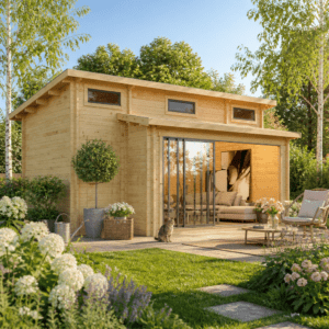 26% Rabatt ✓ 6 × 4 m | Gartenhütte Avantgarde 44-C Alu | Massivholz Unkategorisiert online kaufen