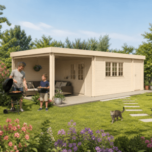 26% Rabatt ! Fjordholz Gartenhütte Modell Aksel 44 9x4m Unkategorisiert online kaufen