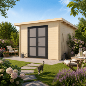 26% Rabatt ✓ 3 × 3 m | Gartenhütte Alu Line 28-A | Pultdach | modern Unkategorisiert online kaufen