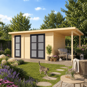 26% Rabatt ✓ 4 × 4 m | Gartenhütte Alu Line 28-G | Pultdach | modern Unkategorisiert online kaufen